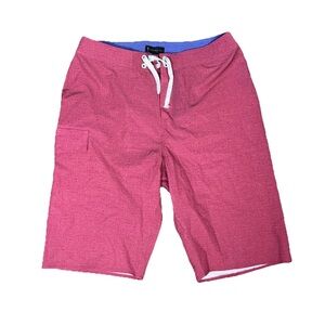 American Tall Board Shorts Men’s Size Medium Tall Red NEW with Tags Tie Waist